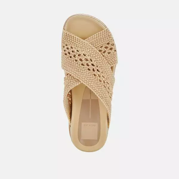 Dolce Vita Shoes Winona Sandals (Vanilla Woven) 5 Dolce Vita Shoes Winona Sandals (Vanilla Woven)
