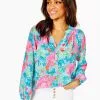 Lilly Pulitzer Elsa Top (Luscious Lions) Tops