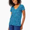 Lilly Pulitzer Etta V-Neck (My Favorite Spot) Tops 2 Lilly Pulitzer Etta V-Neck (My Favorite Spot) Tops