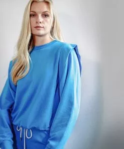 S'edge Tops Luna Sweatshirt (Azure)