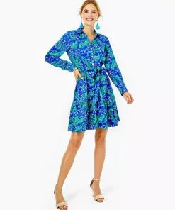 Lilly Pulitzer Eilenne Dress (Serenade In The Shade) Dresses