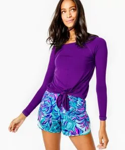 Lilly Pulitzer Bottoms Ocean Trail Short (Don't Wanna Leaf)