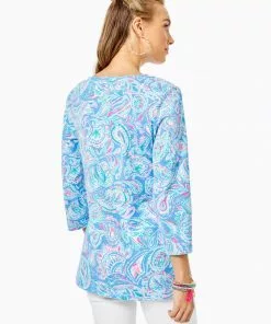 Lilly Pulitzer Tops Karina Tunic (Fish Kiss)