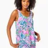 Lilly Pulitzer Ruffle PJ Tank (Tiger Sunrise)