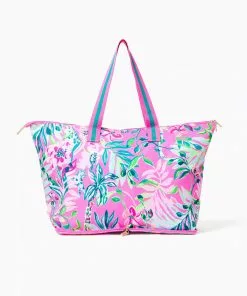 Lilly Pulitzer Getaway Packable Tote (Im Feline Fine)