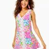 Lilly Pulitzer Dresses Ronnie Romper (Multi Take It From Your Mumsy)