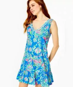 Lilly Pulitzer Camilla Swing Dress (Fancy Fins) Dresses