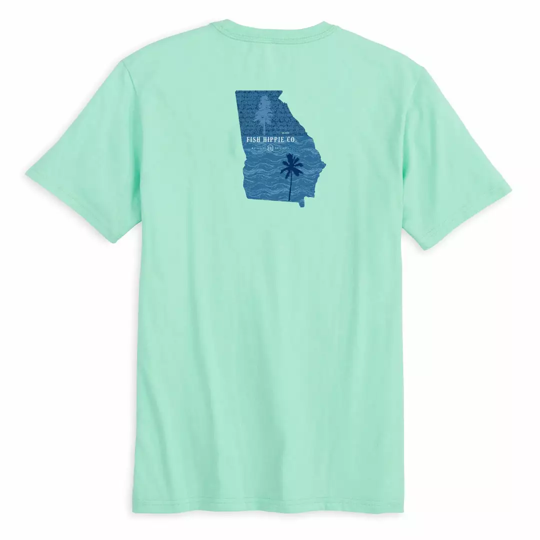 Fish Hippie Georgia Short Sleeve Tee (Spring Mint) Tops 3 Fish Hippie Georgia Short Sleeve Tee (Spring Mint) Tops