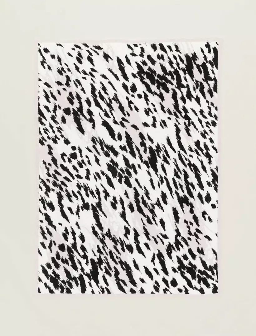 Barefoot Dreams CozyChic Cheetah Print Throw (Cream/Black) 4 Barefoot Dreams CozyChic Cheetah Print Throw (Cream/Black)