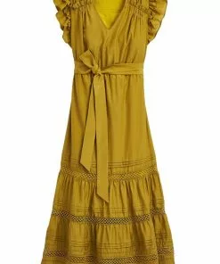 Marie Oliver Juliet Midi Dress (Croc)