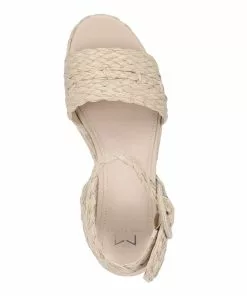Marc Fisher Shoes Marcell Espadrille Platform Sandal (Ivory)