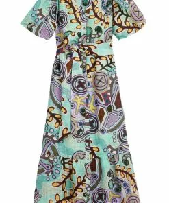Marie Oliver Barby Dress (Aqua Stipple) Dresses
