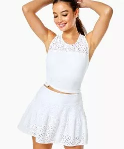 Lilly Pulitzer Gardenia Skort (Resort White) Bottoms