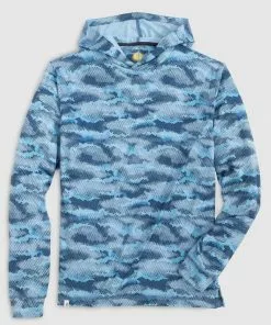 Johnnie-O Brent Pullover (Lake) Outerwear