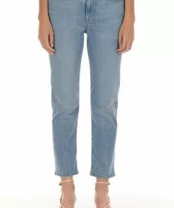 Fidelity Denim Cher High Rise Slim Straight Jean (Milan)