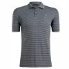 G/Fore Perforated Stripe Polo (Charcoal)