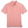 Fish Hippie Melange Stripe Polo (Shrimp)