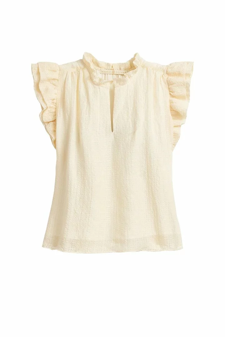 Marie Oliver Tops Merrit Top (Blanc) 3 Marie Oliver Tops Merrit Top (Blanc)