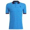 G/Fore Perforated Stripe Polo (Racer)