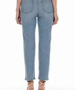 Fidelity Denim Cher High Rise Slim Straight Jean (Milan)
