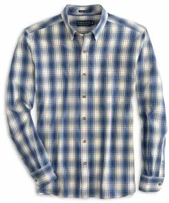 Fish Hippie Edgerly Shirt (Baltic/Goldenrod)