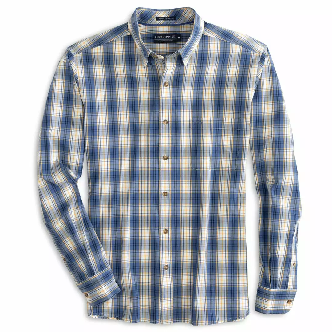 Fish Hippie Edgerly Shirt (Baltic/Goldenrod) 3 Fish Hippie Edgerly Shirt (Baltic/Goldenrod)