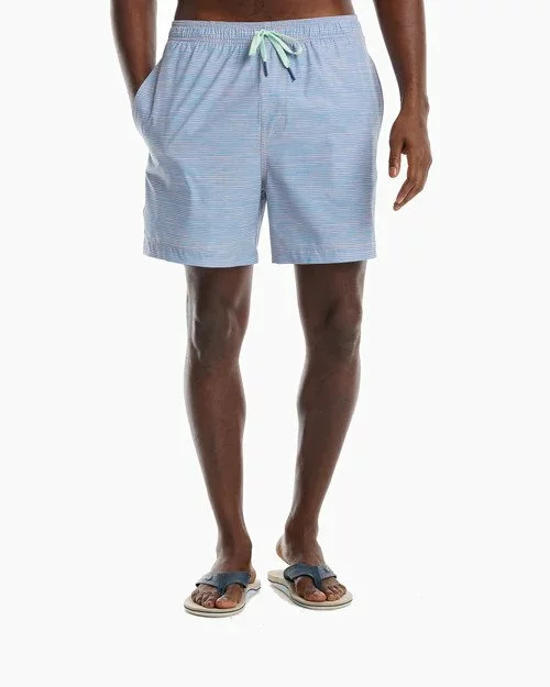 Southern Tide Felton Stripe Swim Trunk (Quartz Pink) 3 Southern Tide Felton Stripe Swim Trunk (Quartz Pink)