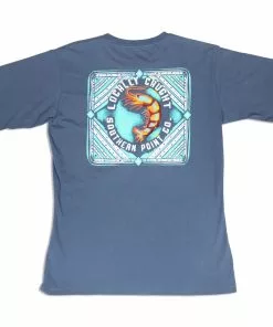 Southern Point Tops Bloody Mary Shrimp (Vintage Navy)