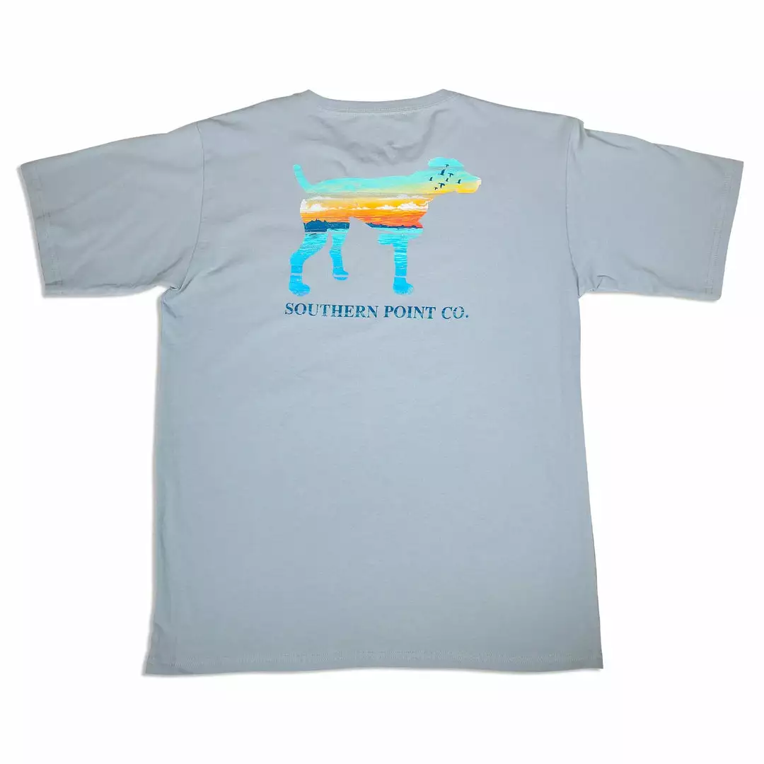Southern Point Tops Lake Time T-Shirt (River Blue) 3 Southern Point Tops Lake Time T-Shirt (River Blue)