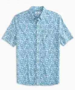 Southern Tide Oysterfest Sportshirt (Ocean Teal)