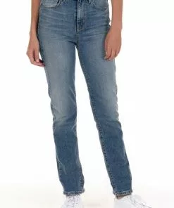 Fidelity Denim Melrose High Rise Straight (Swanee) Bottoms
