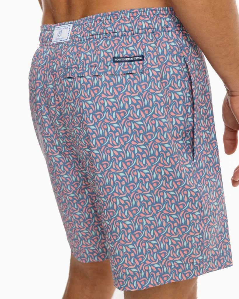 Southern Tide Just Chillin Swim Trunk (Blue Ridge) 3 Southern Tide Just Chillin Swim Trunk (Blue Ridge)