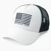Southern Tide Flag Perf Trucker Hat (White) Accessories 2 Southern Tide Flag Perf Trucker Hat (White) Accessories