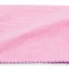 R. Hanauer Pink & Blue Gingham Whipstitch Pocket Square