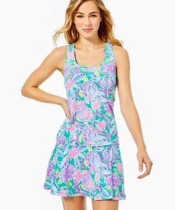 Lilly Pulitzer Mina Bra Tank (Turtle Wave)