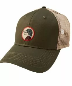 Duckhead Circle Patch Trucker Hat (Pine)
