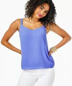 Lilly Pulitzer Tops Nadia Cami (Aurora Purple)