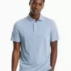 Southern Tide Sawgrass Stripe Perf Polo (Blue Ridge) Tops