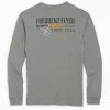 Southern Tide Frequent Flyer Heather Tee (Heather Grey) Tops