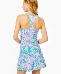 Lilly Pulitzer Mina Bra Tank (Turtle Wave)