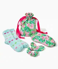 Lilly Pulitzer Snuggle In Pouch Set (Fruity Flamingo)
