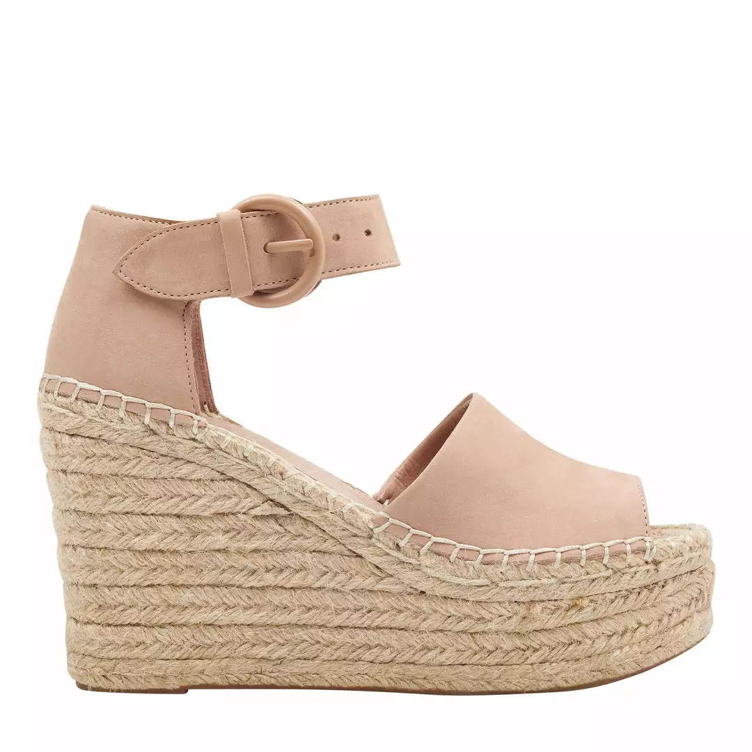 Marc Fisher Alida Espadrille Wedge Sandal (Light Pink Suede) 3 Marc Fisher Alida Espadrille Wedge Sandal (Light Pink Suede)
