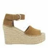 Marc Fisher Shoes Alida Espadrille Wedge Sandal (Brown Suede) 2 Marc Fisher Shoes Alida Espadrille Wedge Sandal (Brown Suede)