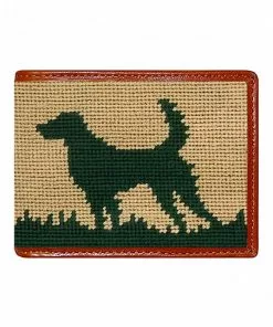 Smathers & Branson Hunting Dog Bifold Wallet (Dark Khaki)