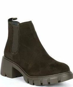 Steve Madden Shoes Howler (Olive Suede)