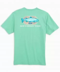 Southern Tide Framed Trout Tee (Isle Of Pines) Tops