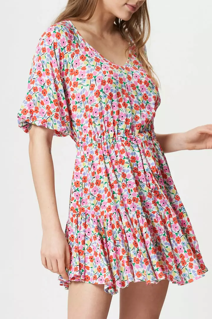 Fresha London Anita Dress (Summer Ditsy) Dresses 4 Fresha London Anita Dress (Summer Ditsy) Dresses