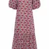 Anna Cate Dresses Myers Maxi Dress (Red/Blue Floral)