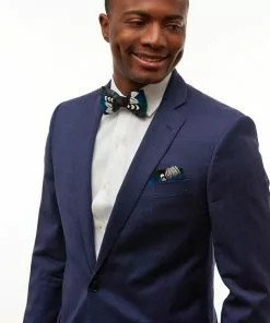 Brackish Gaboon Pocket Square (Peacock, Pheasant)