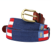 Smathers & Branson Georgia State Flag Belt (Classic Navy) Accessories
